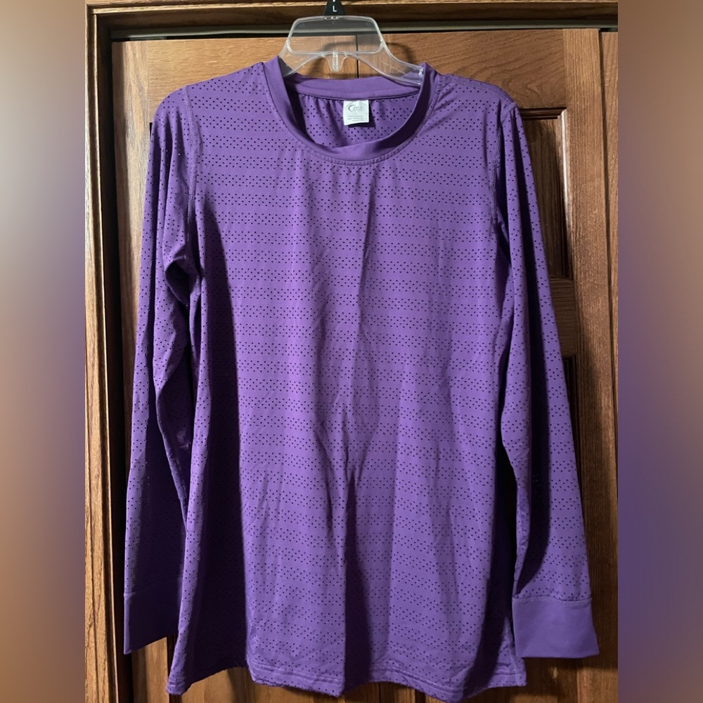 Zyia womens large purple top